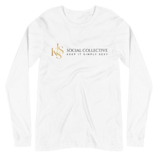 K.I.S.S Logo Long Sleeve Tee - White